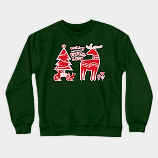 Walking in a Scandinavian Wonderland Crewneck Sweatshirt